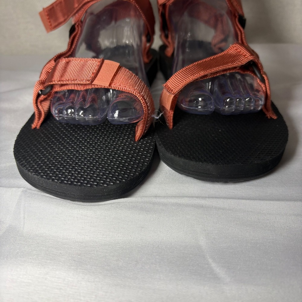Teva Original Universal Burnt Orange Sandals Womens 9 1003987 Rust Strappy EUC - Picture 6 of 9